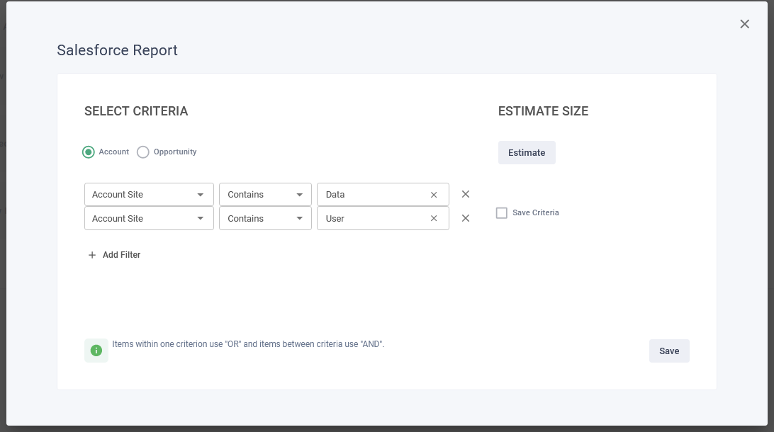 Correct entry